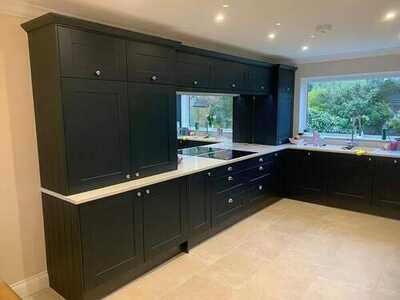 Navy Shaker Kitchen