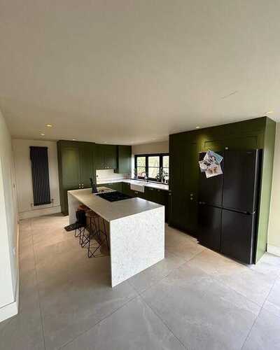 Green Shaker Kitchen