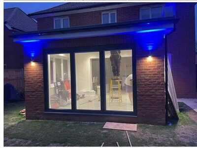 Extension with LED Ceiling